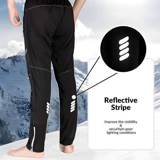 Winter Jacket & Pants Men's Windproof Cycling Suit