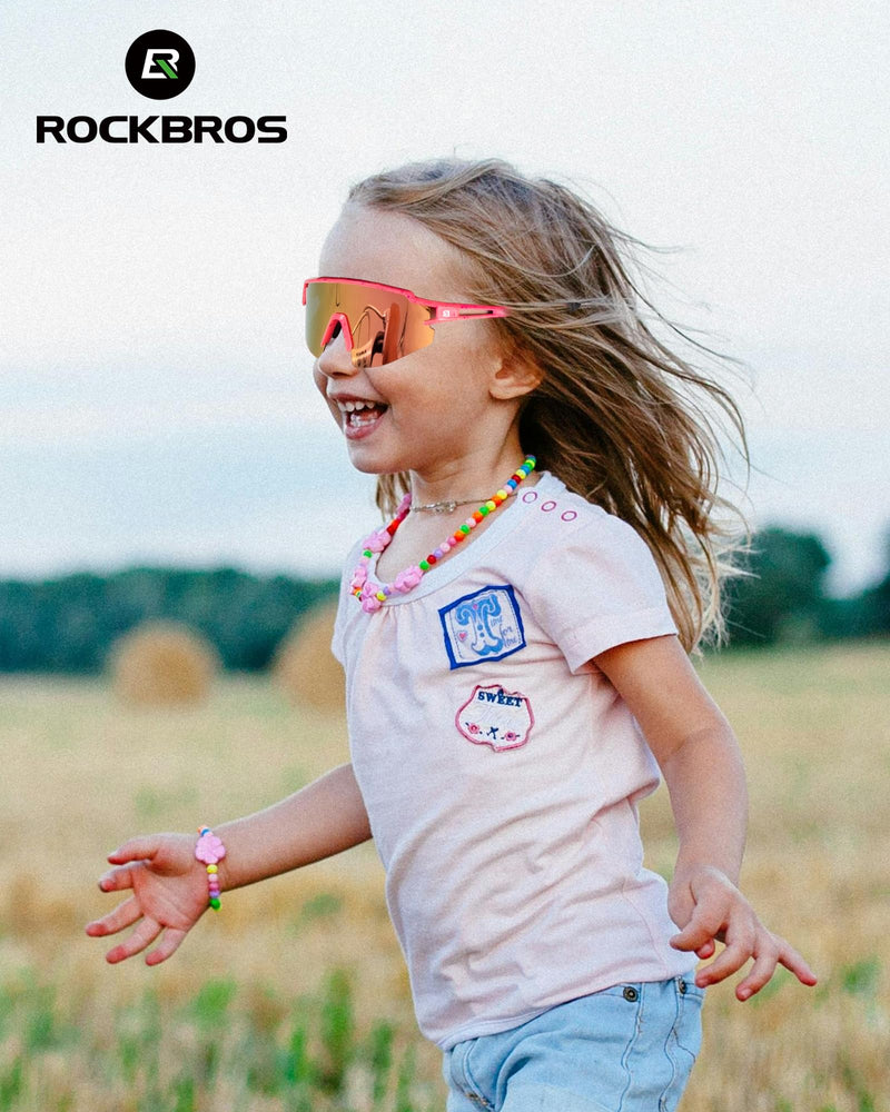 Load image into Gallery viewer, ROCKBROS Polarized Youth Kids UV400 Cycling Sports Sunglasses for Boys Girls Age 8-14
