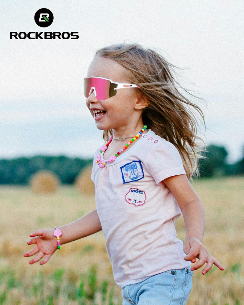 Load image into Gallery viewer, ROCKBROS Polarized Youth Kids UV400 Cycling Sports Sunglasses for Boys Girls Age 8-14

