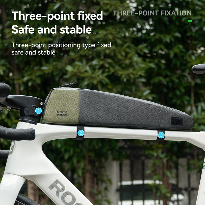 Load image into Gallery viewer, Sustainable Eco-Friendly Bike Top Tube Bag 0.9L
