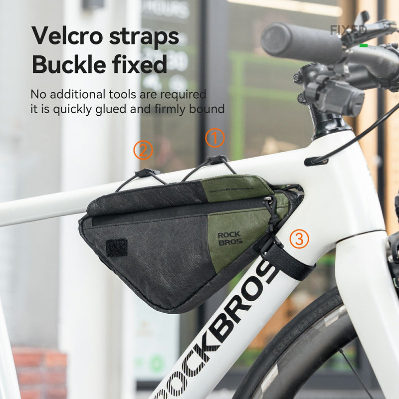 Load image into Gallery viewer, Sustainable Eco-Friendly Bike Triangle Bag Frame Bag 0.7L
