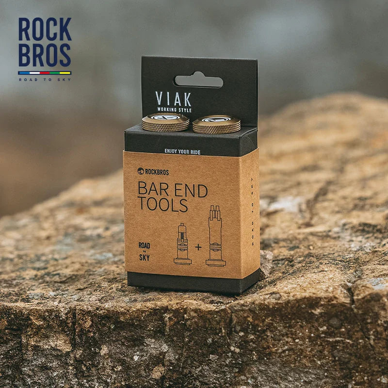 Load image into Gallery viewer, ROCKBROS Handlebar Tool Kit -Road to Sky VIAK Co-Branded Bar End
