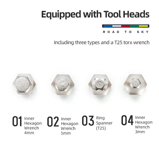 ROCKBROS Handlebar Tool Kit -Road to Sky VIAK Co-Branded Bar End