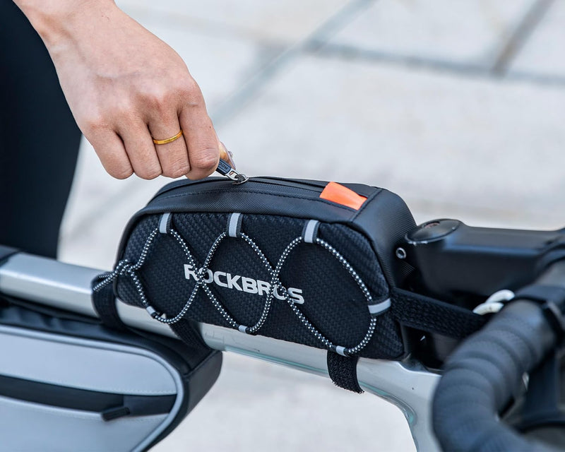 Load image into Gallery viewer, ROCKBROS Top Tube Bike Bag Bicycle Front Frame Bag
