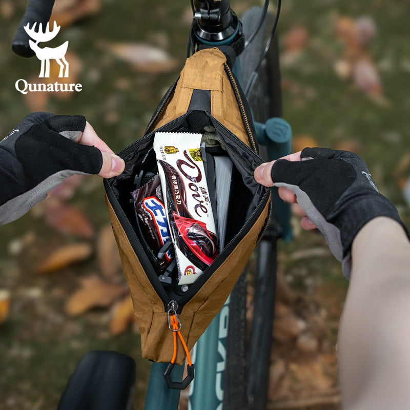 Load image into Gallery viewer, Qunature Bikepacking Frame Bag Top Tube Bag For Gravel Bike
