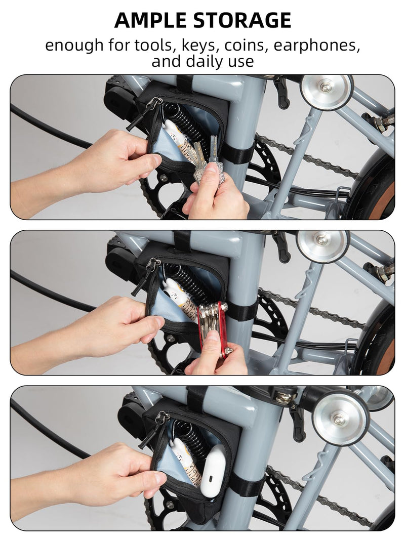 Load image into Gallery viewer, Compact Triangle Bike Tool Storage Bag
