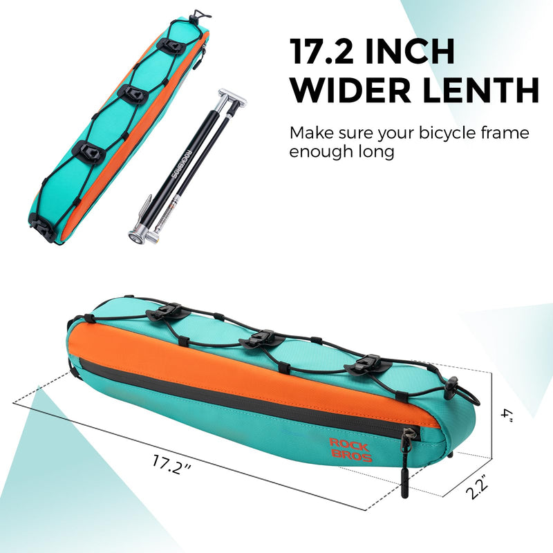 Load image into Gallery viewer, ROCKBROS Urban Rider Series Bike Frame Bag 1.5L Triangle Storage Pouch
