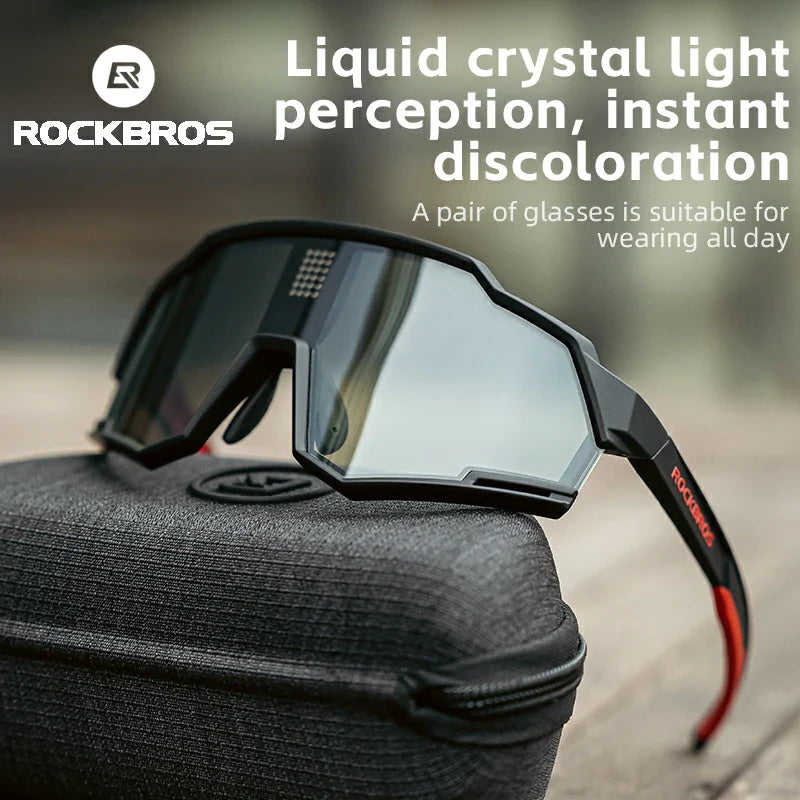 Load image into Gallery viewer, Smart Electronic Color-Changing Cycling Sunglasses
