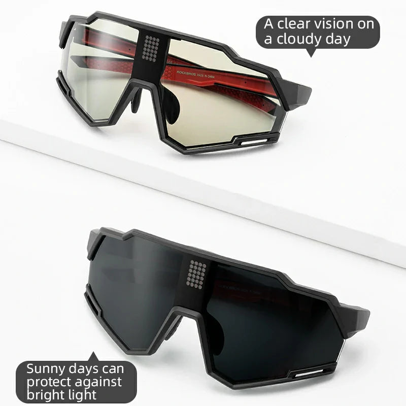 Load image into Gallery viewer, Smart Electronic Color-Changing Cycling Sunglasses
