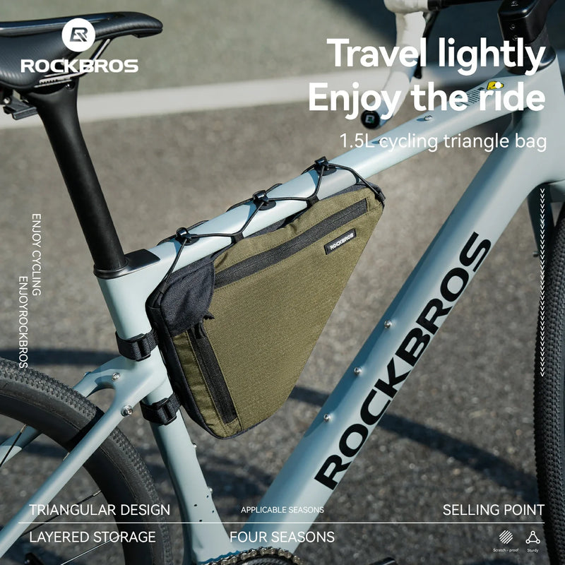 Load image into Gallery viewer, VERDANT REST Bike Frame Bag 1.5L
