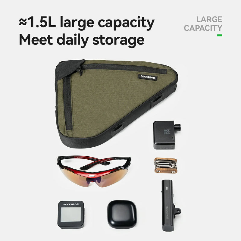 Load image into Gallery viewer, VERDANT REST Bike Frame Bag 1.5L
