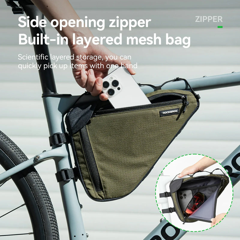 Load image into Gallery viewer, VERDANT REST Bike Frame Bag 1.5L
