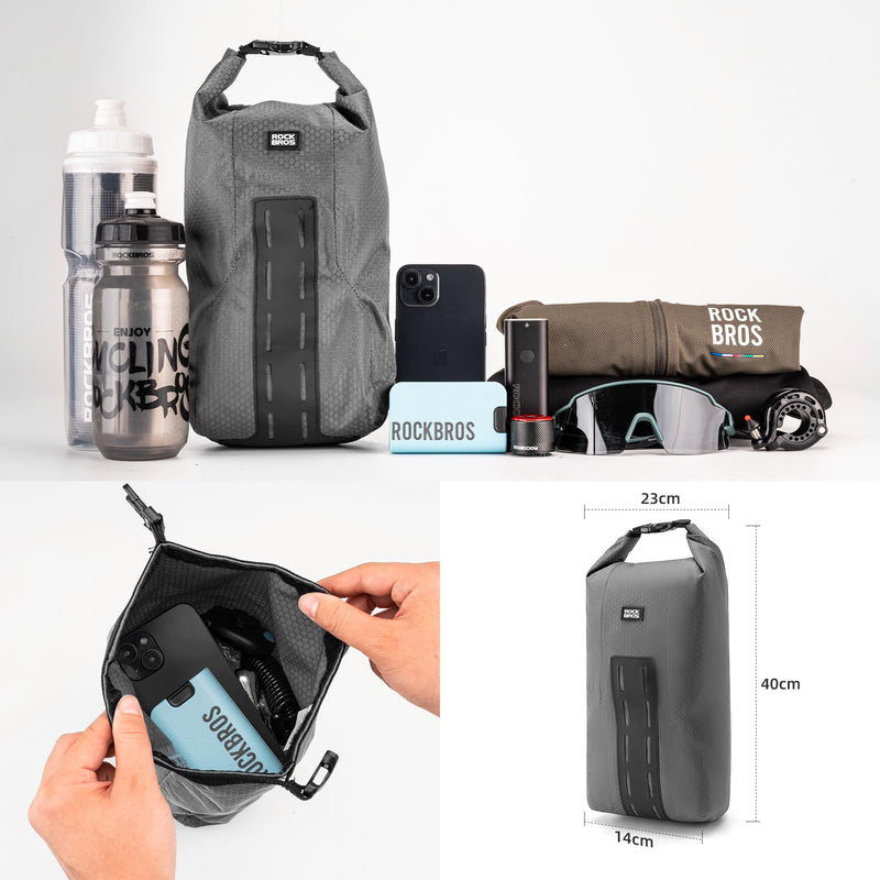 Load image into Gallery viewer, ROCKBROS Bike Waterproof 4L Front Fork Bag with Bike Rack
