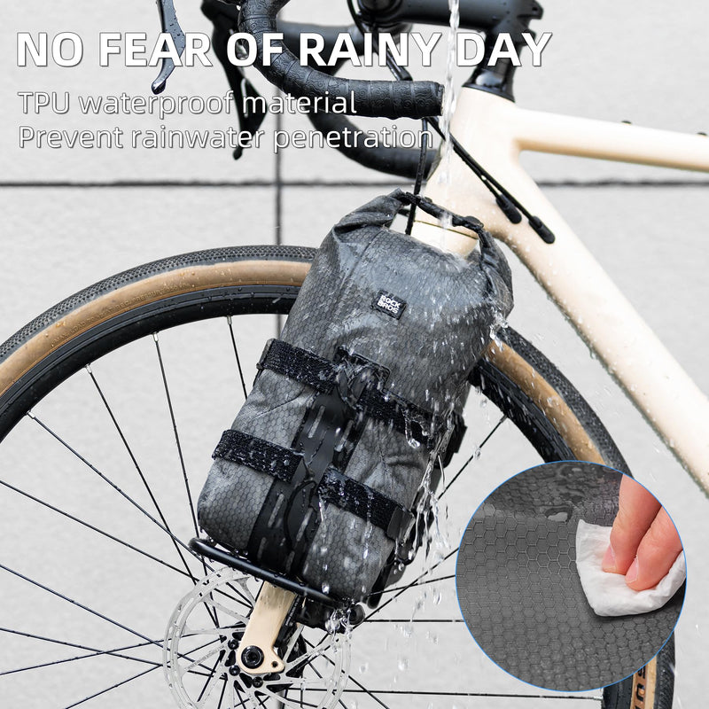 Load image into Gallery viewer, ROCKBROS Bike Waterproof 4L Front Fork Bag with Bike Rack
