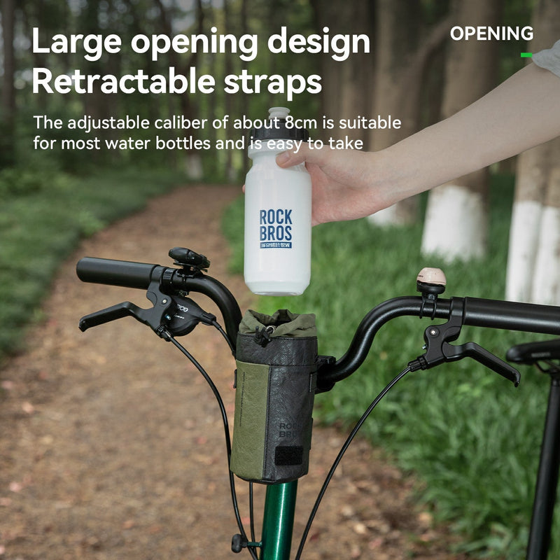 Load image into Gallery viewer, Sustainable Eco-Friendly Bike Water Bottle Bag 0.7L
