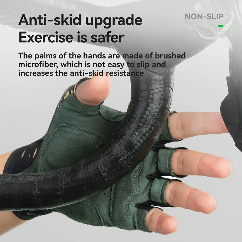 Load image into Gallery viewer, ROCKBROS × Zhejiang Professional FC Limited Edition Half-Finger Cycling Gloves
