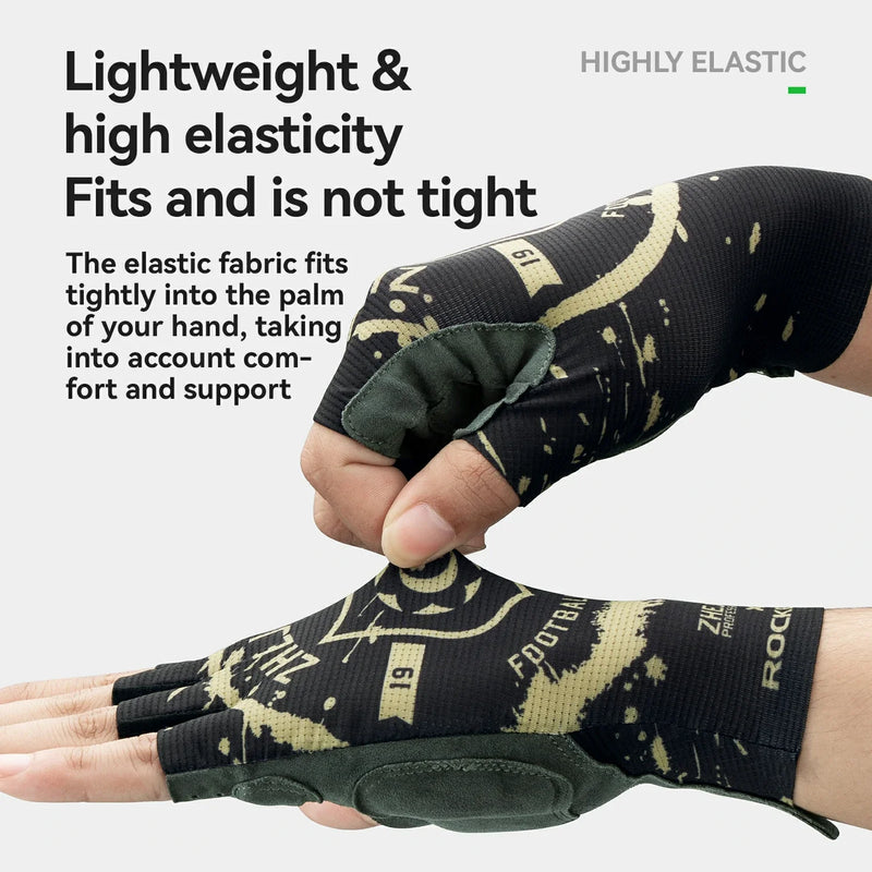Load image into Gallery viewer, ROCKBROS × Zhejiang Professional FC Limited Edition Half-Finger Cycling Gloves
