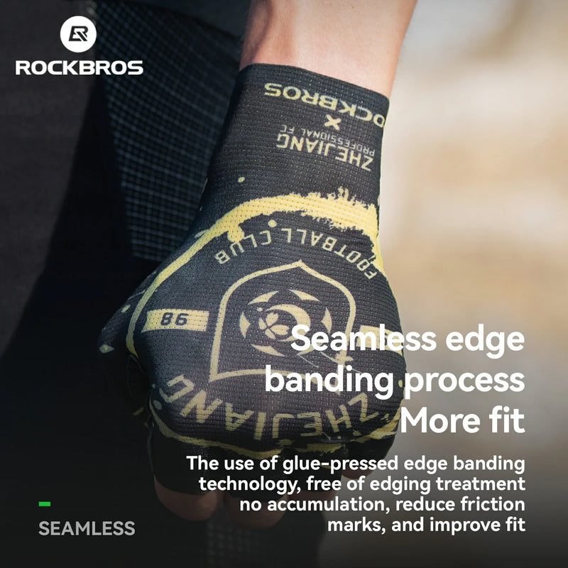 Load image into Gallery viewer, ROCKBROS × Zhejiang Professional FC Limited Edition Half-Finger Cycling Gloves
