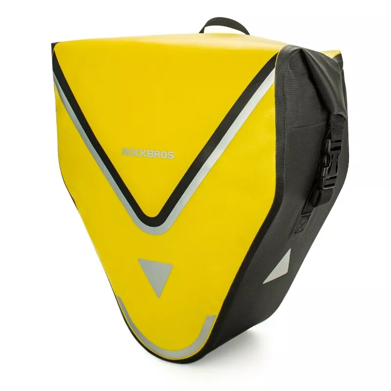 Load image into Gallery viewer, ROCKBROS 20L Triangle Waterproof Bike Rear Rack Pannier Bag for Grocery Touring Cycling

