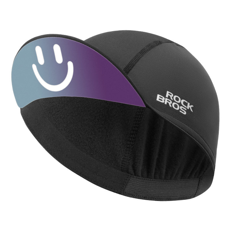 Load image into Gallery viewer, ROCKBROS Smiley Winter Hat Fleece Lined Sun Protection Helmet Compatible Reflective Design
