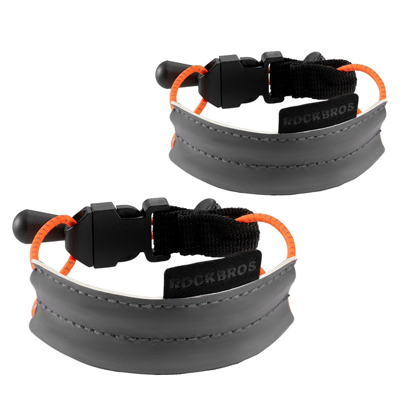 Load image into Gallery viewer, ROCKBROS Adjustable Elastic Reflective Trouser Strap for Cycling Safety
