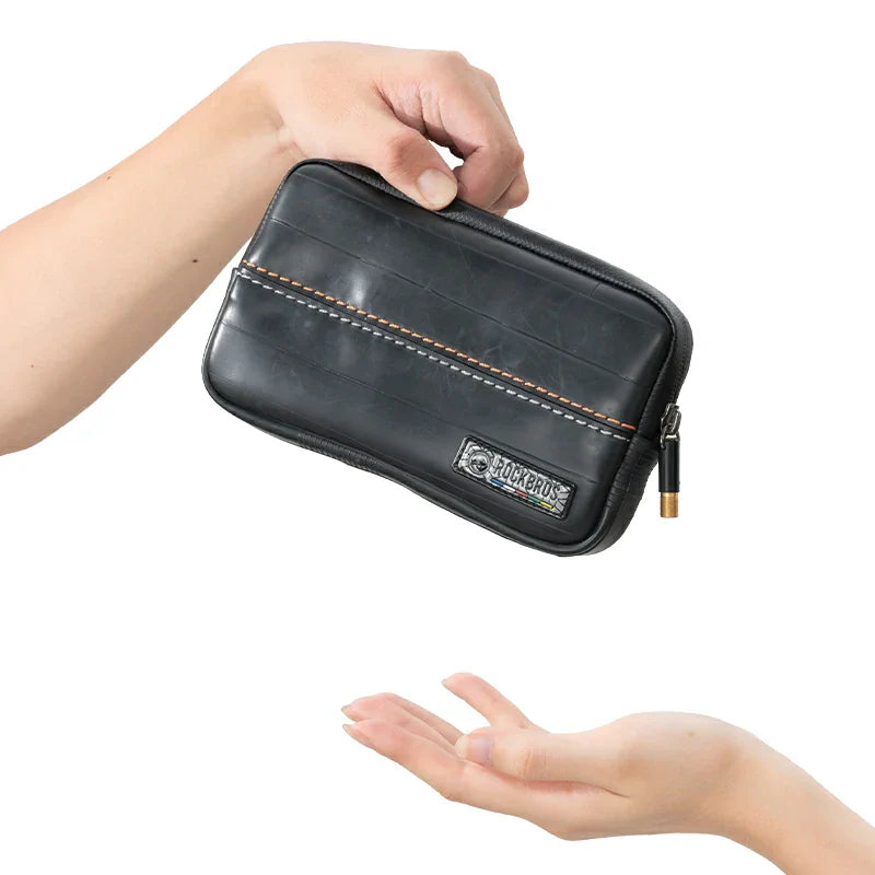 Load image into Gallery viewer, Sustainable Eco-Friendly Recycled Tire Bike Wallet 0.4L ROAD TO SKY
