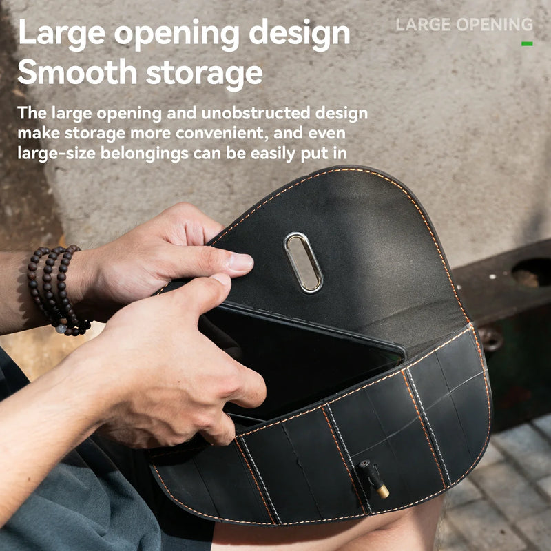 Load image into Gallery viewer, Sustainable Eco-Friendly Recycled Tire Bike Frame Bag 0.5L ROAD TO SKY
