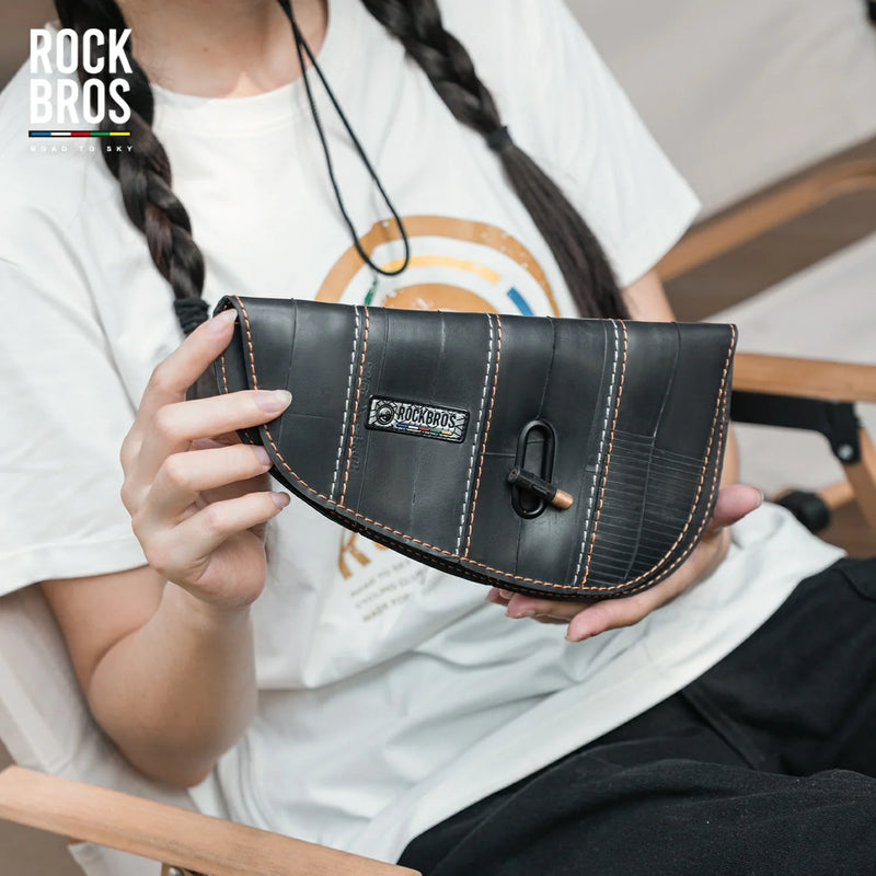 Load image into Gallery viewer, Sustainable Eco-Friendly Recycled Tire Bike Frame Bag 0.5L ROAD TO SKY
