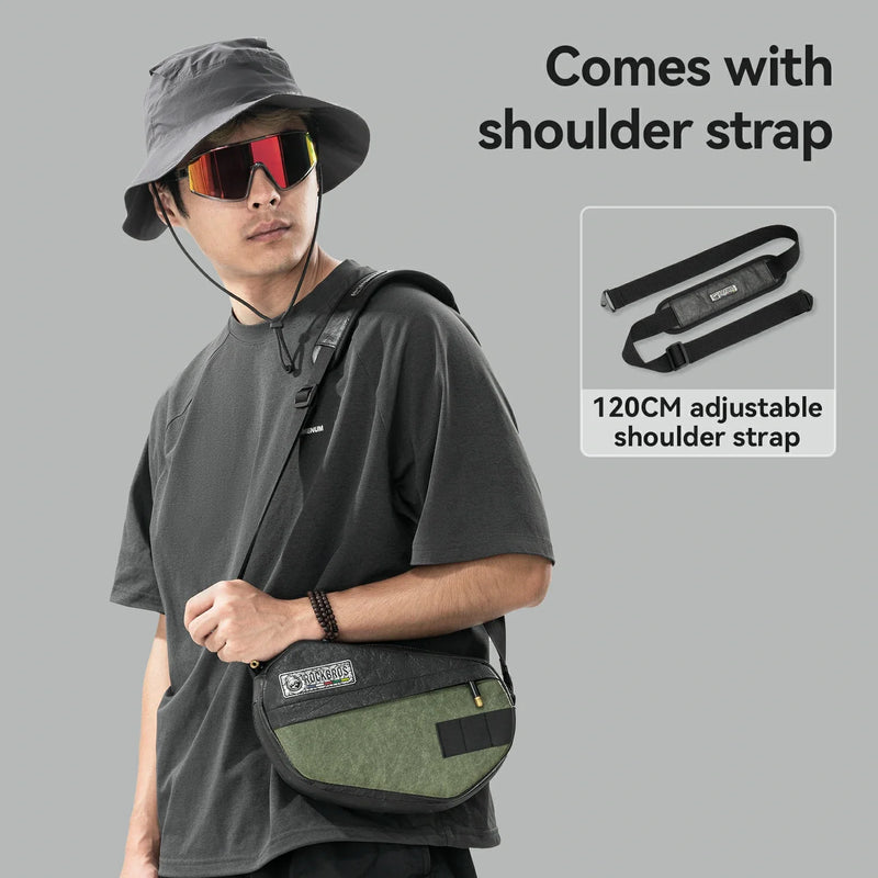 Load image into Gallery viewer, Sustainable Eco-Friendly Recycled Tire Bike Handlebar Bag 2.5L ROAD TO SKY
