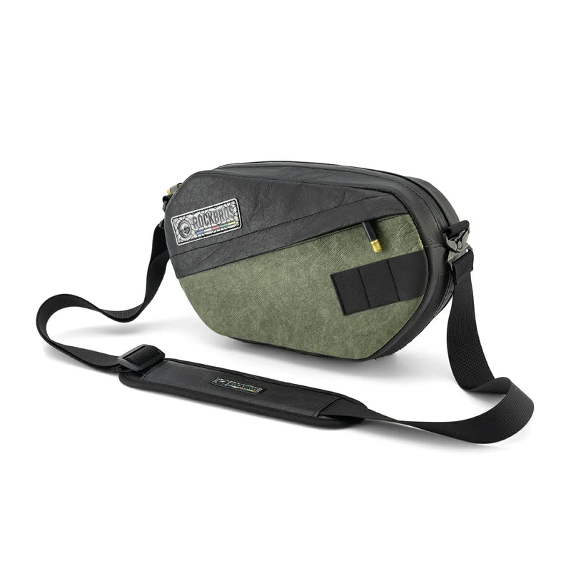 Load image into Gallery viewer, Sustainable Eco-Friendly Recycled Tire Bike Handlebar Bag 2.5L ROAD TO SKY
