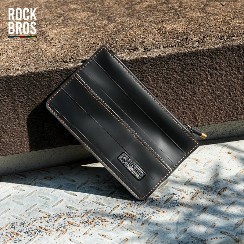Load image into Gallery viewer, Sustainable Eco-Friendly Recycled Tire Bike Wallet 0.7L ROAD TO SKY
