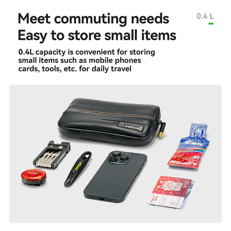 Load image into Gallery viewer, Sustainable Eco-Friendly Recycled Tire Bike Wallet 0.4L ROAD TO SKY
