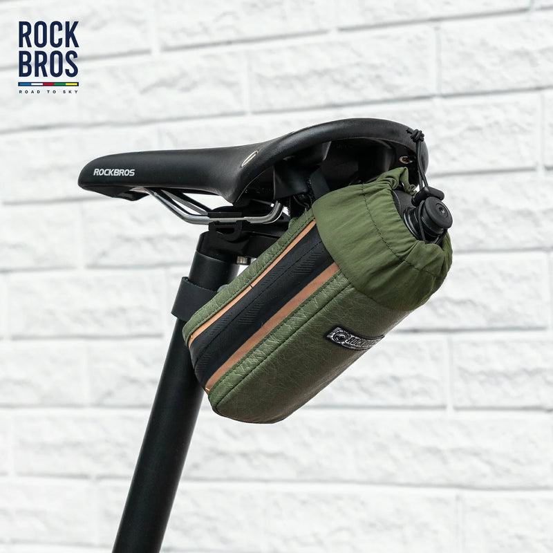 Load image into Gallery viewer, Sustainable Eco-Friendly  Recycled Tire Bike Water Bottle Bags 0.8L ROAD TO SKY

