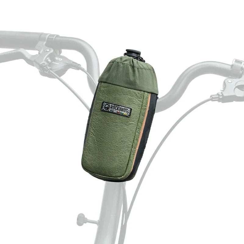 Load image into Gallery viewer, Sustainable Eco-Friendly  Recycled Tire Bike Water Bottle Bags 0.8L ROAD TO SKY

