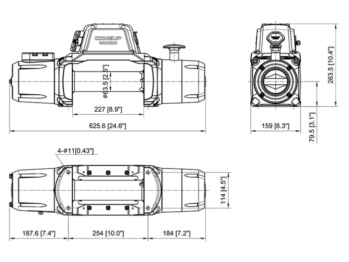 Load image into Gallery viewer, LFD Off Road SOLO 12.5rs Winch
