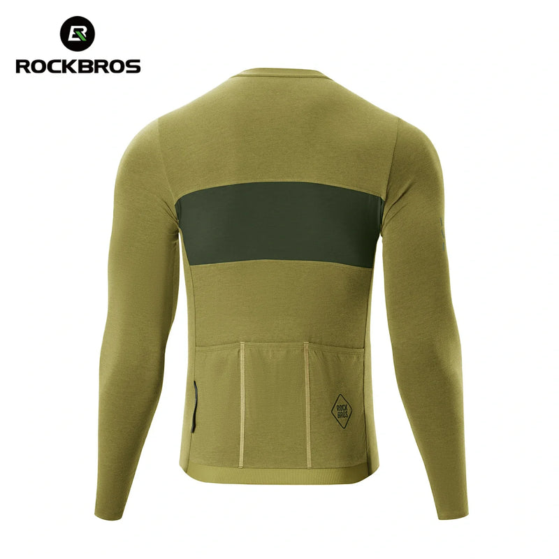 Load image into Gallery viewer, Men‘s Tencel Wool Cycling Jersey Breathable
