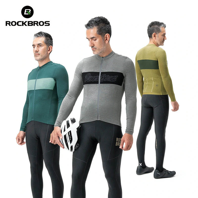 Load image into Gallery viewer, Men‘s Tencel Wool Cycling Jersey Breathable
