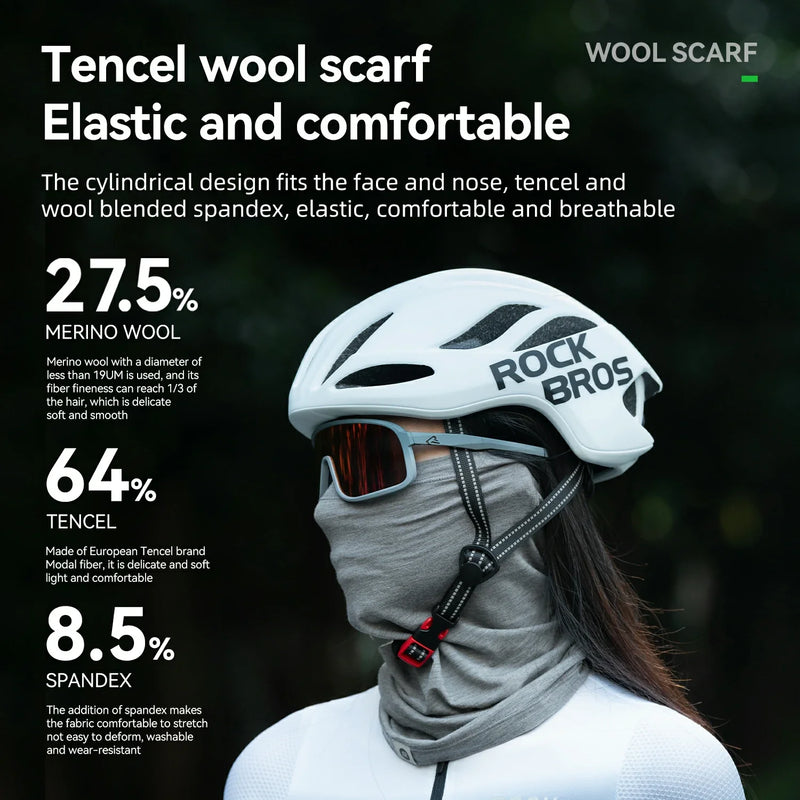 Load image into Gallery viewer, Merino Wool Thermal Neck Gaiter Face Mask for Men Women
