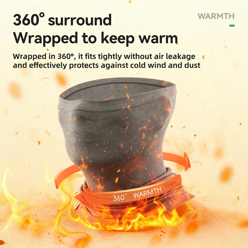 Load image into Gallery viewer, Merino Wool Thermal Neck Gaiter Face Mask for Men Women

