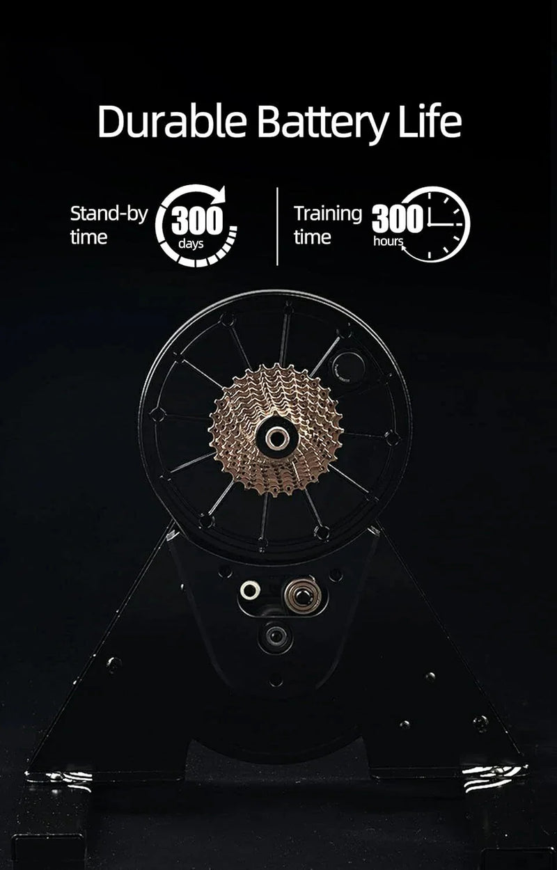 Load image into Gallery viewer, ThinkRider A1 Bike Trainer 11-Speed Cassette ANT+  Bluetooth Simulates 3% Slope
