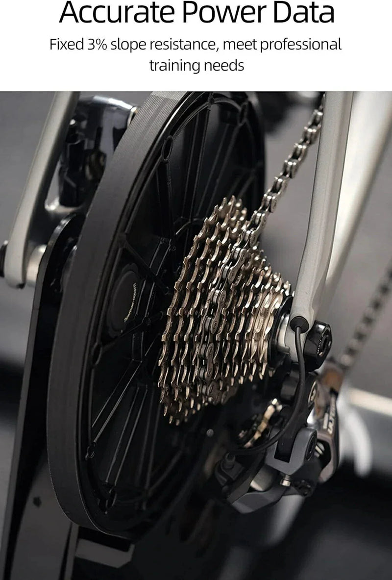 Load image into Gallery viewer, ThinkRider A1 Bike Trainer 11-Speed Cassette ANT+  Bluetooth Simulates 3% Slope
