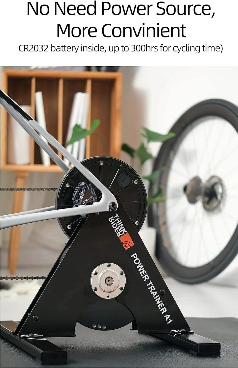 Load image into Gallery viewer, ThinkRider A1 Bike Trainer 11-Speed Cassette ANT+  Bluetooth Simulates 3% Slope
