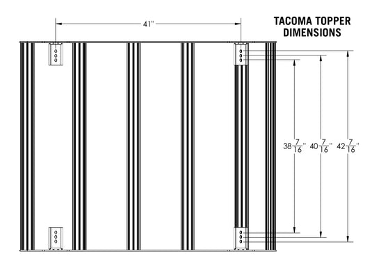 Toyota Tacoma Bed Rack - DRIFTR Topper (Add-on)