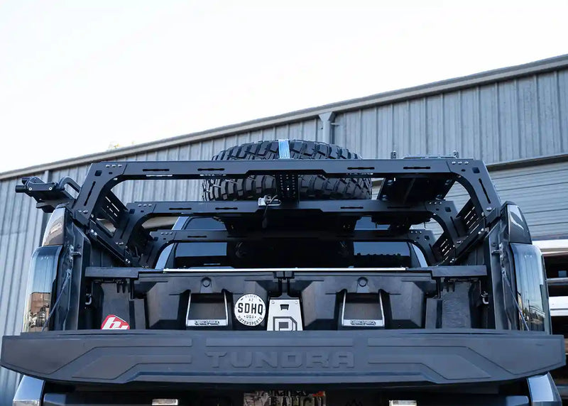 Load image into Gallery viewer, Toyota Tundra Bed Rack - Mid Height

