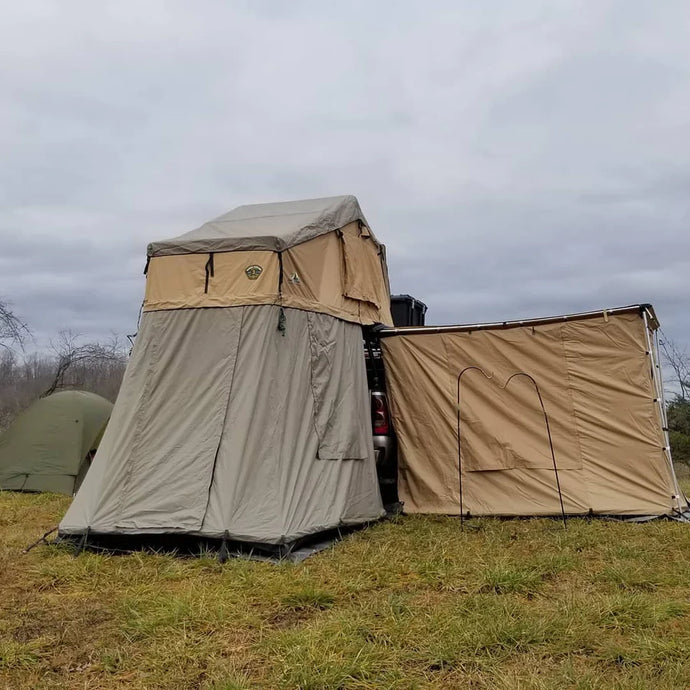 Tuff Stuff Awning Camp Shelter Room W/ PVC Floor, 6.5′ x 8′