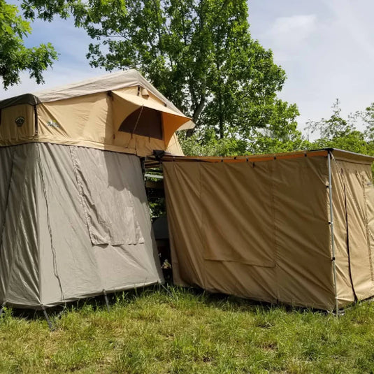 Tuff Stuff Awning Camp Shelter Room W/ PVC Floor, 6.5′ x 8′