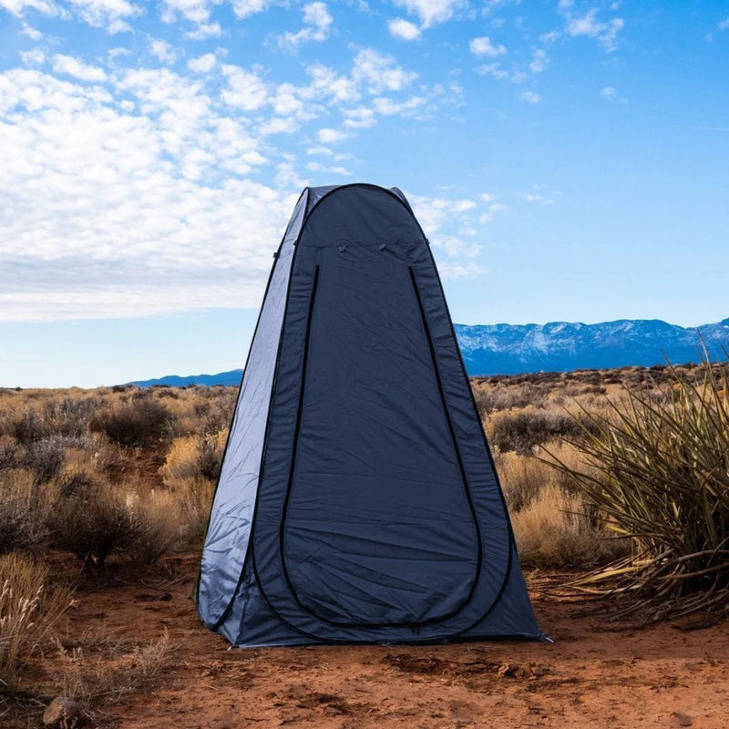 Toilet tent top