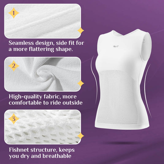 TVI Women's Cycling Ultralight Jersey Sleeveless