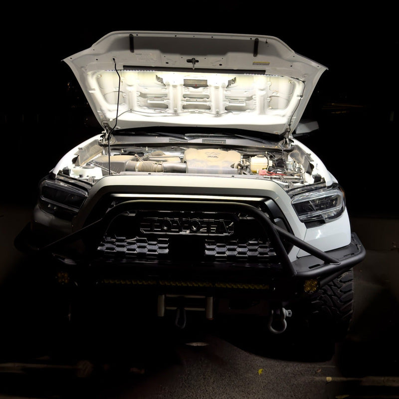 Load image into Gallery viewer, Under Hood LED Light Kit for ALL MAKES and Toyotas (4Runners, Tacomas, Sequoias, Tundras, LC, FJ, GX)
