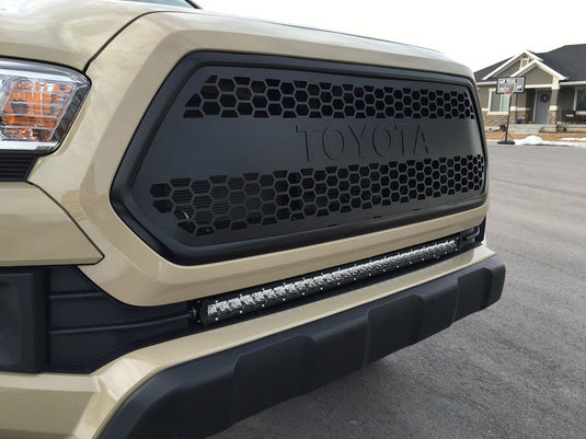 32inch Lower Bumper Flush Slim Light Bar Kit For 2016-2023 Toyota Tacoma